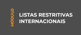 3 Listas Restritivas Internacionais